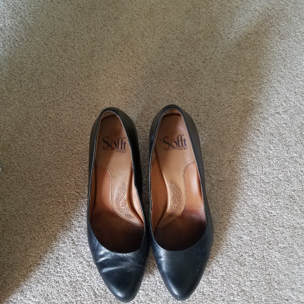 Sofft Napoli pumps black leather 6.5 COMFY